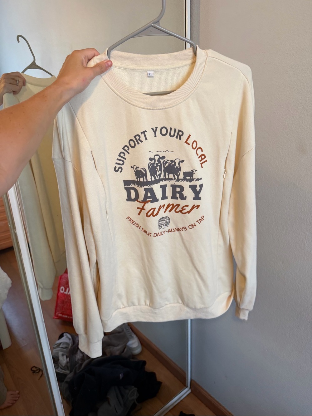BREASTFEEDING SWEATSHIRT - Picture 9 of 15